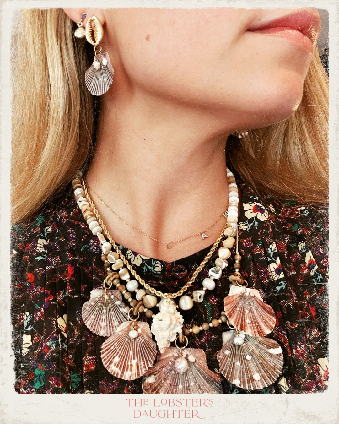 Cascading Scallop Necklace