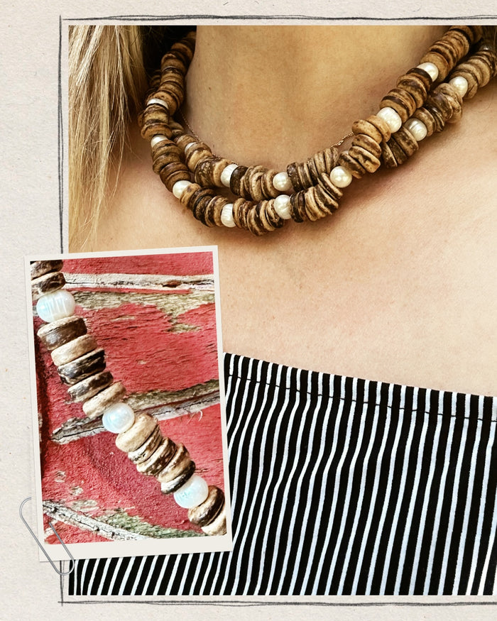 Coconut Pearl Necklace