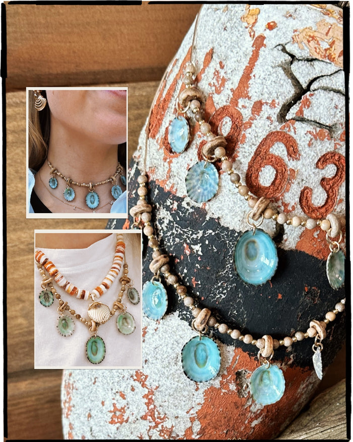 Azul Limpet Necklace